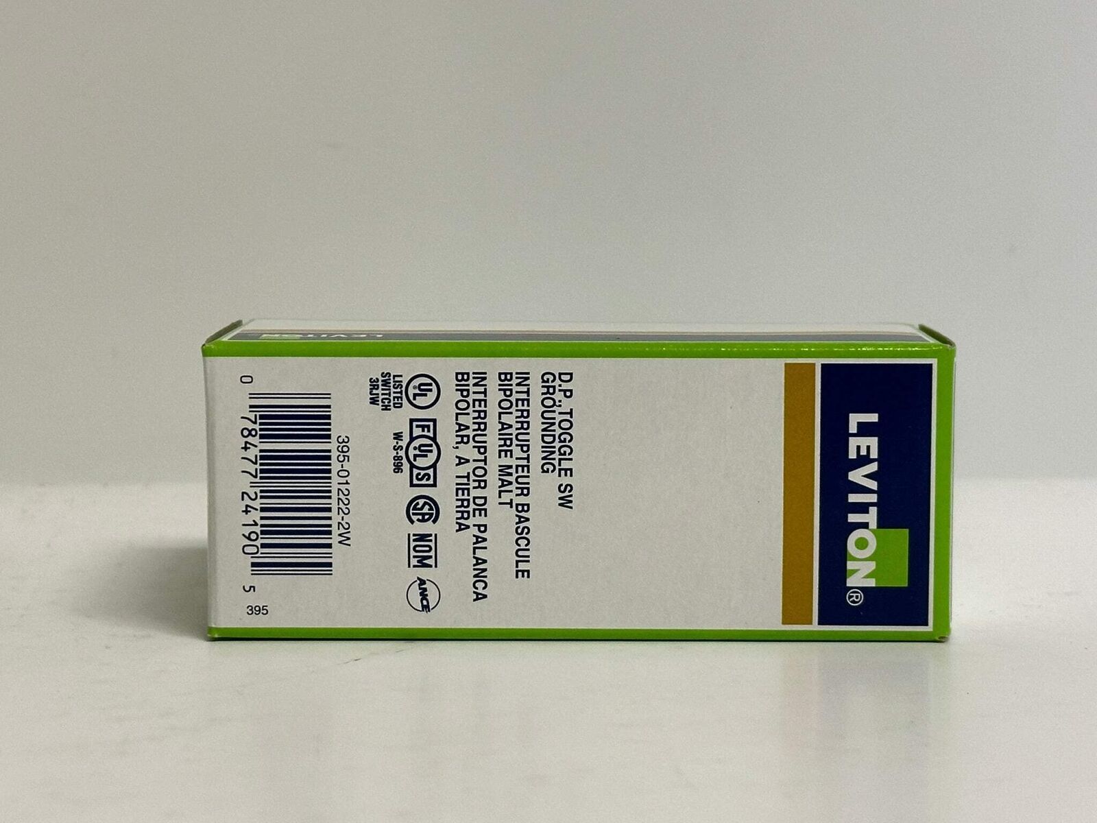 10 PK Leviton (1221-2W) Pilot Device And Toggle Switch, White Item image 3