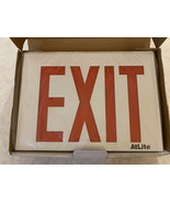 NEW Cooper Lighting AtLite Rival RXSN8RU Exit Sign Self-Powered Red 8&quot; L... - £53.78 GBP