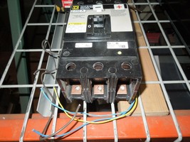 Square D KHF3625025DC2315 250A 3p 600VDC Breaker Auxiliary Switch & 24V UVR Used - $150.00