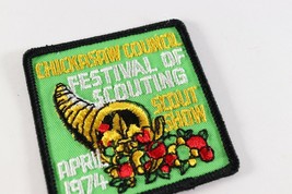 Vintage 1974 April Chickasaw Festival Show Boy Scouts America BSA Camp Patch - £9.40 GBP