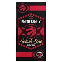 NBA Toronto Raptors Dominion Personalized Beach Towel 30×60 Inches - £37.33 GBP