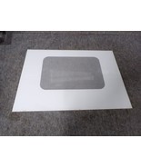 WB56T10145 GE RANGE OVEN OUTER DOOR GLASS WHITE 29 1/2&quot; x 20 5/8&quot; - £72.11 GBP