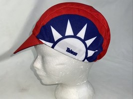 Cycling Hat Cap One Size Skorpion Taiwan Red Blue Polyester - $367.02 MXN