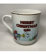 The Smurf Carolers Mug 1982 Merry Christmas Collectibles 1st Annual Limi... - €10,31 EUR