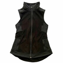 Women’s Athleta Black Fleece Vest Size Small - $467.62 MXN