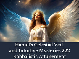 Haniel&#39;s Celestial Veil and Intuitive Mysteries 222 Kabbalistic Attunement - £19.11 GBP