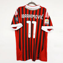 Ibrahimović #11 AC Milan 2011-12 Retro Home Soccer Jersey - $62.00+