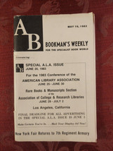 RARE Antiquarian Bookman Magazine May 16 1983 Book Trade Weekly Anne McGrath - £8.05 GBP