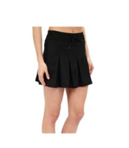 NWT The North Face Women&#39;s Aphrodite Pleated Drawstring Skort Black Size XL - £36.32 GBP