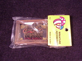 Miniature Craft Coca-Cola Tray, in package, 2 1/2 by 1 3/4 inches  - £5.58 GBP