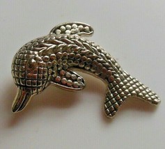 Vintage Silver-tone Dolphin Brooch - $12.88 CAD