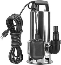 Topway 1.5Hp Submersible Clean/Dirty Water Sump Pump Pond With Float Swi... - £72.52 GBP