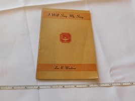 I Will Sing My Song by John Woodrum Signed 1949 Paperback Book Vintage - £8.12 GBP