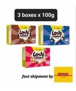 Julie&#39;s Love Letters 3 flavour Crispy Egg Wafer Roll 100g x 3 boxes - DH... - $81.10 CAD