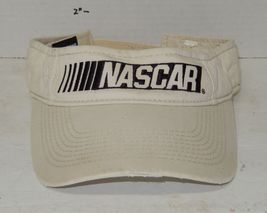 NASCAR Adjustable Hat Cap Visor White Black - $19.75