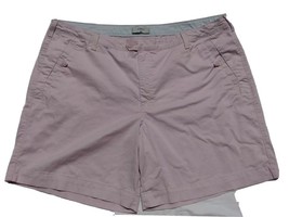 Riders By Lee Woman Shorts Size 24 Pink Flat Front Chinos Pockets Barbiecore - $9.50