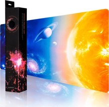 space theme computer gamer mousepad extra large for gaming or laptop - $14.92