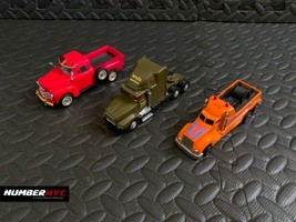 3x Truck 1953 CHEVROLET 3100 Pickup 1991 Semi Road Champs 1998 Hotwheels... - £31.14 GBP