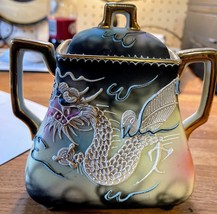Vintage  Japanese Dragonware  hand painted sugar pot - £47.81 GBP