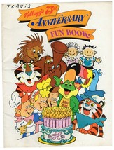 1980 Kellogg&#39;s 75th Anniversary Fun Book Tony Tiger Snap Crackle Pop Min... - £11.65 GBP