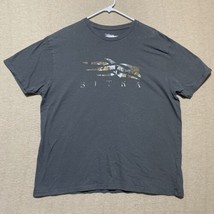 SITKA Gear Mens XL Icon EVII Short Sleeve Crew T-Shirt Gray Digital Camo... - $17.75