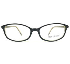 Anne Klein Eyeglasses Frames 8014 K5118 Black Brown Round Cat Eye 51-16-135 - £40.10 GBP