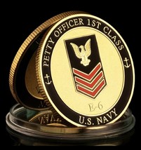 U.S. Navy Coin: E6 Petty Officer First Class - £11.67 GBP