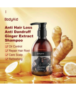 Bodyaid Ginger Hair Growth Shampoo 300ML Anti Hair Loss Dandruff  &amp; Oil ... - $865.27 MXN