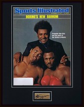 Joe Frazier Signed Framed 1975 Sports Illustrated Cover Display Les Wolf... - $148.49