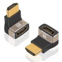 8K 90 Degree Hdmi Male To Female Adapter, 2.1 Version Down Angle Hdmi L Shape Fl - £13.66 GBP