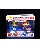 Funko POP! Vinyl 2-Pack: Captain Marvel vs Chun-Li Exclusive Free Box Pr... - $38.84 CAD