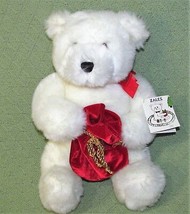 1999 GUND ZALES TEDDY BEAR 12&quot; Vintage with TAG &amp; Red Velvet Gift Sac Ba... - £12.39 GBP