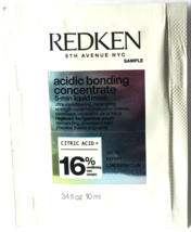 Redken ACIDIC BONDING CONCENTRATE 5-MIN LIQUID MASK PacketTravel Size .3... - $190.83 MXN