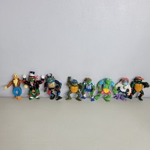 Teenage Mutant Ninja Turtles Figures Lot Of 8 TMNT 1988-1992 Vintage Collectible - £39.06 GBP