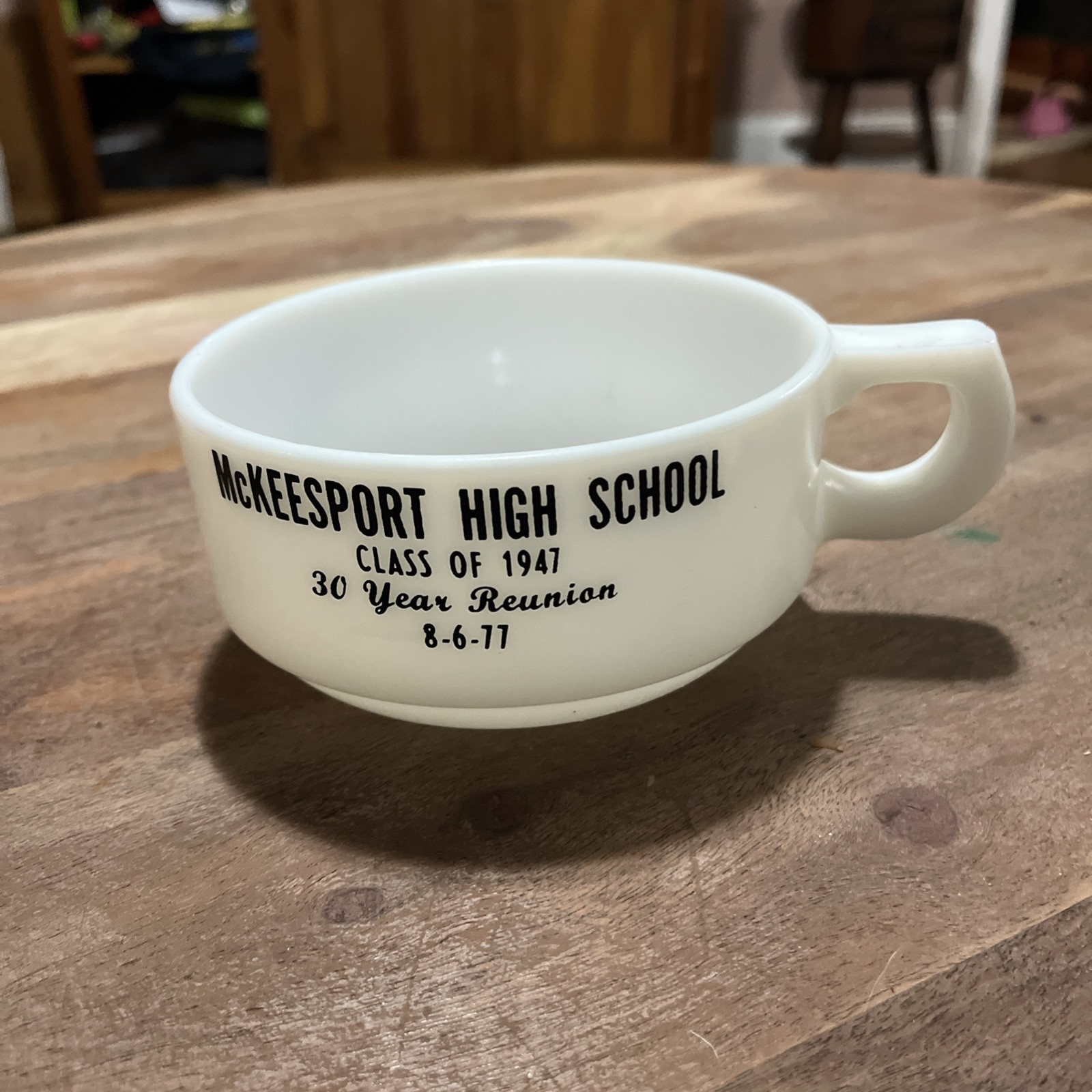 Vintage McKeesport High School Coffee Mug Class of 1947 30 Year Reunion ... - $12.20