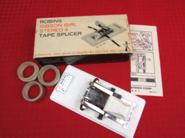 Vintage 1950’s Robins Gibson Girl Stereo 4 Tape Splicer Original box and manual - £11.51 GBP