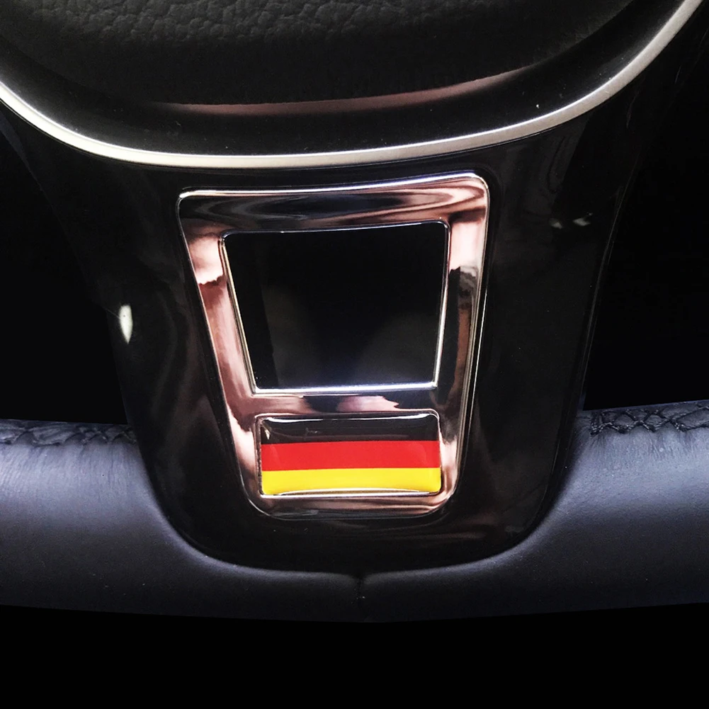 Car Emblem Steering Wheel Cover Sticker for Volkswagen VW Golf Polo Pass... - £9.83 GBP