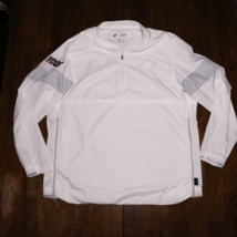 Nike NFL On Field Miami Dolphins Quarter Zip Widebreaker White XL Shane Coughlin - $48.45