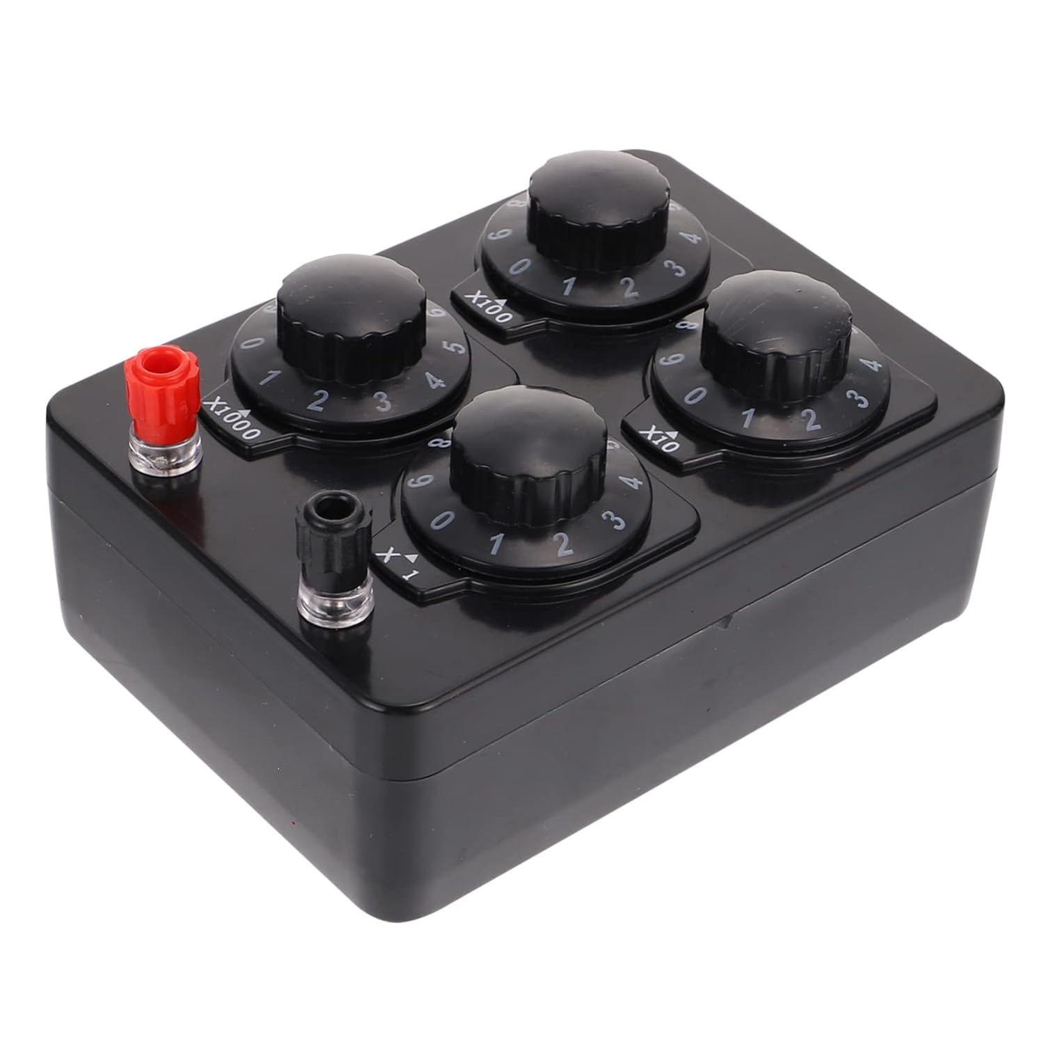 Heallily Switch Decade Variable Resistance Box Adjustable, 9999 Ohm Black - $31.99