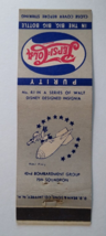 Pepsi Cola Matchbook Cover Walt Disney No 41 Bomb Bird 1940s WWII 75th Squad - £25.57 GBP