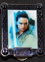 Star Wars The Last Jedi Movie Rey Framed Portrait Metal Enamel Pin 2017 ... - $22.04 CAD