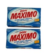 Don Maximo Extra Gigante 337.5 g Laundry Bar Soap Detergent﻿. Lot of 2. - $458.49 MXN