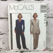 Vintage Sewing Pattern 1990s Lida Baday Jacket Pants Size 12 McCalls #68... - $9.89