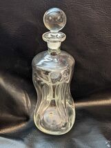 Vintage Kastrup Holmegaard Crystal Jacob Bang Clear Glass Kluk 13 1/2" D... - $69.63