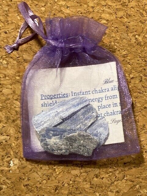 Blue Kyanite. Beautiful healing stones. - $4.90