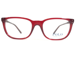 Polo Ralph Lauren Eyeglasses Frames PH 2156 5458 Clear Red Square 51-18-140 - $69.91