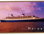 The NORWAY Postcard NCL Norwegian Cruise Line Advertising - £11.66 GBP