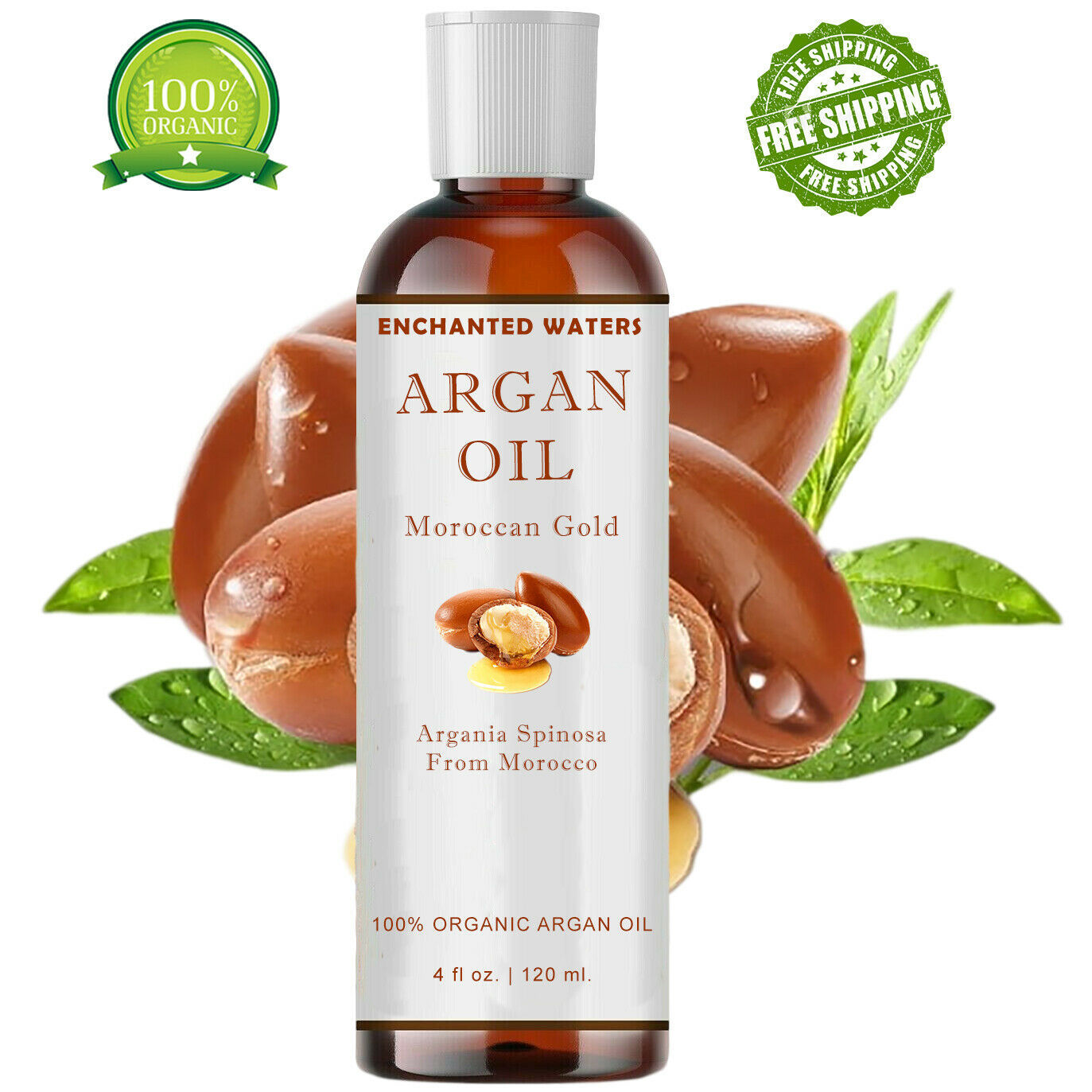 Primary image for Moroccan Argan Oil 100% Pure Virgin Unrefined from Morocco Hair Nails Skin Face