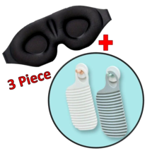 3 Pcs Eye Mask + 2 Bonus Mini Intimate Washboards Padded Travel Pair Del... - $11.63