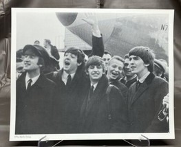 THE BEATLES Black &amp; White 8x10 Promo Photograph Airport 1964 The Merlin Group - £11.95 GBP